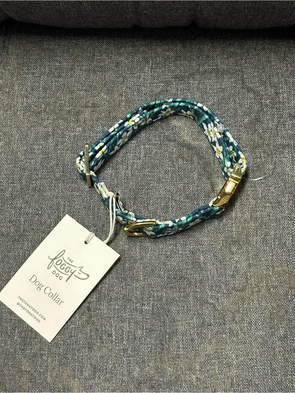 The Foggy Dog Floral Dog Collar